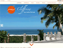 Tablet Screenshot of cliffview-holidays.com